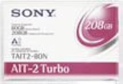NTV Sony Tait2-80N Turbo Ait-2 8 mm 80 GB data band cartridge.. Order today, receive in days — DIAYTAR Nigeria makes it possible.