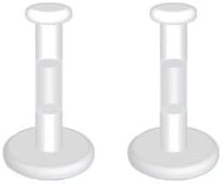 Pair (2) - Transparent piercing fixers 14 g - 16 g - transparent 3 mm - Bioflex flat fixer for lip, ear, nose (choose the length, the caliber).. Your everyday shopping destination, DIAYTAR NIGERIA offers quality and value delivered within days.
