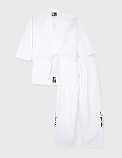 ITF 28080019 Taekwondo Unisex combination, size 5/180 cm, white, multicolored, one size.. Need it fast? Need it cheap? Choose DIAYTAR Nigeria.