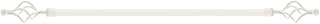 Adjustable Roman curtain rod, new style, simple metal curtain rod for the treatment of curtains (white, 150-300 cm).. DIAYTAR NIGERIA: Making online shopping accessible with affordable prices and nationwide delivery service.