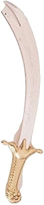 Arabian plastic sheikh pirate sword, luxury suit for adults, double head ali, silver, one size.. Order today, receive in days — DIAYTAR Nigeria makes it possible.