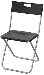IKEA multi -purpose stainless steel folding chair for the office, children and Jundi house (black).. DIAYTAR NIGERIA brings the market to your screen with thousands of affordable products delivered to your door.