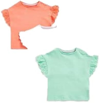 T -shirt EA585 For Girl with Brodie lace - Lot of 3.. Shop anytime, receive on time — only with DIAYTAR Nigeria.