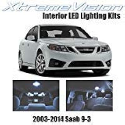 XTREMEVISION SAAB 9-3 2003-2014 Luxury white LED Kit shiny white (7 parts) + installation tool.. Fast delivery is our promise — DIAYTAR Nigeria keeps it real.