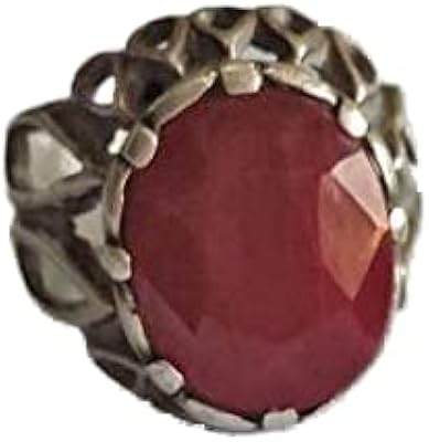 Ruby ring for men, precious stone jewelry, stone.. DIAYTAR NIGERIA: Where quality meets affordability, with thousands of products delivered in less than 8 days.