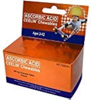 Vitamin C tablet of ascorbic acid Ceelin Chewables 60 tablets.. DIAYTAR NIGERIA: Where shopping is affordable, selection is vast, and delivery is always reliable.