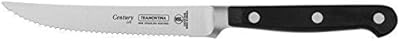 Steak knife TRAMONTINA CENTURY 24004105, 5 inches, silver/black.. Explore limitless products on DIAYTAR Nigeria — at the lowest prices.