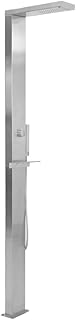 Vedaxl square outdoor outdoor shower for garden, terrace, stainless steel swimming pool.. DIAYTAR NIGERIA: Your trusted marketplace that combines variety, affordability and reliable shipping.