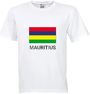 Mauritius t-shirt with name of the country size l, white, l.. DIAYTAR NIGERIA combines the largest product selection with affordable prices and reliable delivery.