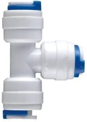 Realjoal 1/4 "3 -way tube with quick connection, fast fittings for water filter by reverse osmosis (pack of 5).. Shop with confidence at DIAYTAR NIGERIA, enjoying competitive prices and delivery within 8 days.