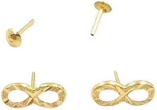 18 -carat pure golden screw earrings.. DIAYTAR NIGERIA: Transforming how Nigerians shop with our vast selection and nationwide delivery.