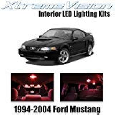 Extreme Vision Red LED interior lighting kit for Ford Mustang 1994-2004 (5 parts) + Installation tool.. Discover the perfect shopping balance at DIAYTAR NIGERIA with competitive prices and prompt delivery.