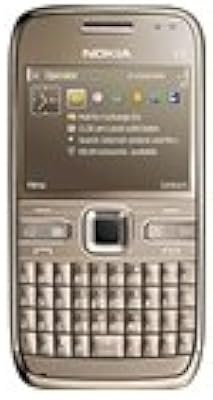NOKIA QWERTY E72-1 Standard Edition Edition keyboard unlocked in the factory, 3G mobile phone (Topaz Brown) - International version.. DIAYTAR NIGERIA: Your trusted marketplace that combines variety, affordability and reliable shipping.