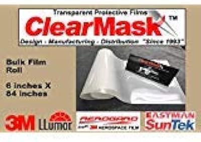 Roller of transparent painting protection film Clearmask 6 "x 84" (transparent urethane film 3m 8 mil, eastman llumar sutek or equal).. DIAYTAR NIGERIA: Where shopping is affordable, selection is vast, and delivery is always reliable.