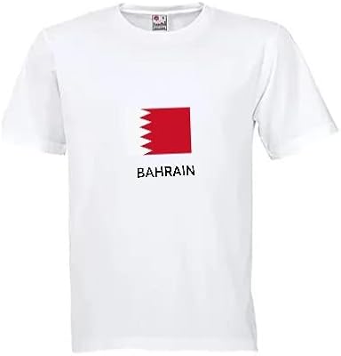Bahrain t-shirt with the name of the country, size L, white,.. DIAYTAR NIGERIA: Where thousands of products meet affordable prices and reliable 5-8 day delivery.