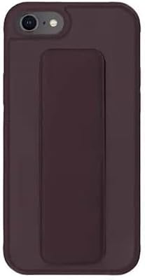 Zig shell for iPhone 7 and 8 with magnetic support, luxury silicone magnetic support with horizontal and vertical multi-support handle, car support case (brown).. DIAYTAR NIGERIA transforms online shopping with competitive prices and dependable nationwide delivery.