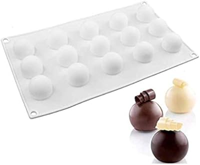 Mini ball -shaped silicone baking pan for chocolate truffle decoration mold decoration mold, 1 piece.. Nigeria's most loved e-commerce platform delivers affordable shopping solutions to your doorstep.