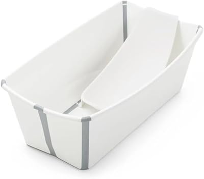 Bathtub Setting Flexi, White - Foldable Baby Foldable Bathtub, with newborn baby support and heat -sensitive drain plug.. DIAYTAR NIGERIA bridges the gap between desire and affordability with nationwide delivery in under 8 days.