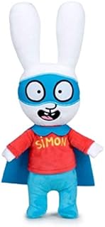 Simon Clasico plush rabbit, super sweet quality (37 cm, superhero).. DIAYTAR NIGERIA: Your gateway to affordable products delivered reliably across Nigeria.