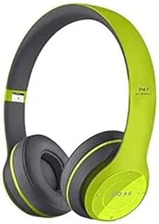 Wireless helmet P47 Bluetooth 4.1, foldable supra-ear headset, 3.5 mm musical earphone with micro P47 (green).. Love deals? DIAYTAR Nigeria has you covered with low prices and fast delivery.