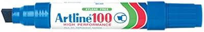 Permanent markers Artline 100 - Package of 12 (blue).. Shop smart with DIAYTAR NIGERIA, offering a vast product range delivered to your doorstep within a week.