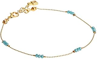 Long ankle bracelet for woman from Alwan - EE3544gssp, gold plated, crystal.. Experience retail satisfaction with DIAYTAR NIGERIA's comprehensive platform and prompt shipping service.