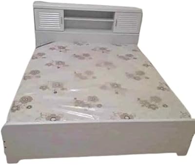 Queen size bed with medical mattress length 200 x 160 cm F4us-8040 of furnity.. Affordable convenience is here — shop DIAYTAR Nigeria today.