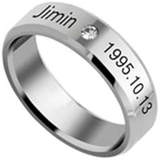 Yellow silver silver bells, Kpop BTS Bangtan members, named name and date of birth, men and boys ring of yellow chimes, copper, copper.. Discover endless possibilities with DIAYTAR NIGERIA's extensive product range and affordable shipping.