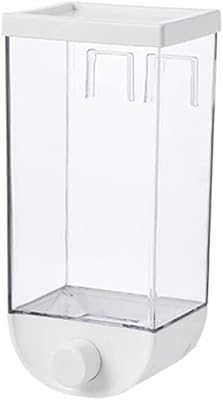 Cereal cereal dispenser, dry food wall distributor, easy to press, transparent cereal container, home and kitchen gift.. Experience the power of choice with DIAYTAR NIGERIA's vast catalog and affordable 5-8 day delivery.