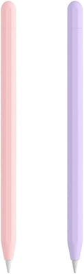 2pcs Popetpop case with non -slip silicone pencil case for touch screen, accessories compatible with pen 2 purple pink.. Shop efficiently with DIAYTAR NIGERIA, offering thousands of products at unbeatable prices delivered promptly.
