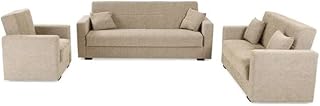 Set of Brazil 3+2+1 sofas of homes r us beige.. DIAYTAR NIGERIA puts thousands of products at your fingertips with affordable prices and delivery within a week.