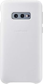 Samsung leather protective cover for Galaxy S10E - Official shell for Galaxy S10E - True Sustainable True Leather Telephone Cock for Samsung Galaxy S10E - White.. Shop efficiently with DIAYTAR NIGERIA, offering thousands of products at unbeatable prices delivered promptly.