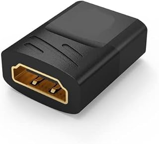 HDMI 2.1 90 270 degrees at right angle male to female 8K 60 Hz 48 GBPS UHD cable connector for TV and laptop (female to female).. DIAYTAR NIGERIA revolutionizes online retail with our extensive selection and dependable shipping service.