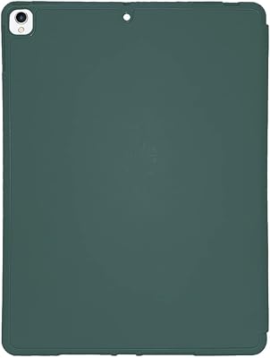 Smart box for iPad Air 3 10.5 inches (3rd generation) 2019, Fine rigid rear shell with a -haired door - dark green.. DIAYTAR NIGERIA: Where affordability meets variety in Nigeria's most comprehensive online marketplace.