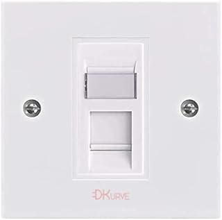 DKURVE® RJ45 CAT6 CAT6 CAT6 plaque plaque with stone intake (1 game).. DIAYTAR NIGERIA: Empowering Nigerians with access to affordable products delivered within 8 days.