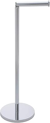 Bathroom toilet flap for 4-paper rollers storage with modern shiny base, on foot toilet paper holder, stainless steel.. DIAYTAR NIGERIA combines affordability, variety, and convenience with nationwide delivery services.