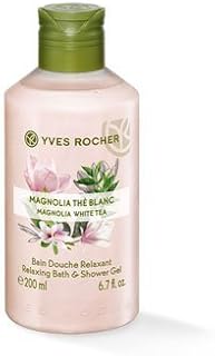 Yves Rocher Gel Relaxing Shower in Magnolia and White Tea - 200 ml.. Shop the future with DIAYTAR NIGERIA - thousands of products, unbeatable prices, delivery within a week.
