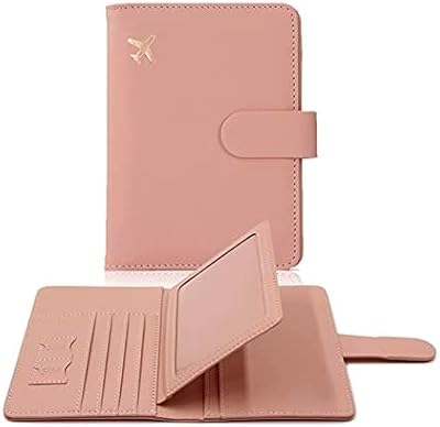 Waterproof leather-leather travel wallet blocking the RFID, spassport holder with cards locations, passport cover, pink.. Discover more ways to save — every day on DIAYTAR Nigeria.