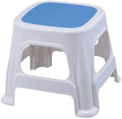 Short plastic stool 022 (blue).. Experience shopping without compromise at DIAYTAR NIGERIA, with vast selection and quick delivery.