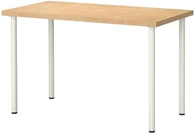 Versatile office Ikea Adeles with Linmon's feet, size 47 1/4 "x 23 5/8" (broken white).. Affordable choices, delivered fast — that's the DIAYTAR Nigeria promise.