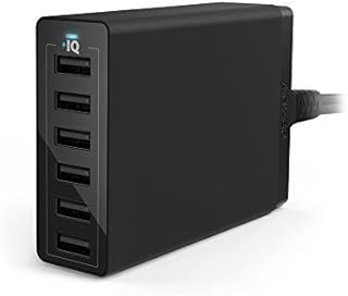 Office charger Anker A2123L12 60 W with 6 Ports U - Black (1 pack).. Your complete shopping solution, DIAYTAR NIGERIA offers extensive choice with competitive prices and delivery.