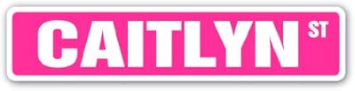 Caitlyn street panel with children's name | Interior/exterior | plastic panel 18 "wide.. Experience retail therapy without the financial stress at DIAYTAR NIGERIA's budget-friendly marketplace.