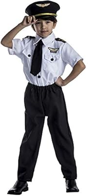 Set of Dress Up America Deluxe pilot costumes for children from 1, 4 to 6 years old.. Explore a world of choices with DIAYTAR NIGERIA's vast catalog and budget-friendly nationwide shipping.
