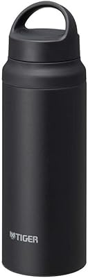Stainless steel isothermal bottle with tiger handle, 20 oz, black.. Your digital shopping companion, DIAYTAR NIGERIA offers exceptional value with delivery in less than 8 days.