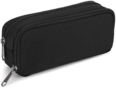 Large capacity pencil bag, cosmetic pencil kit, office stationery organizer, simple and durable multifunctional design for adults - black.. You shop, we deliver — quick and easy with DIAYTAR Nigeria.