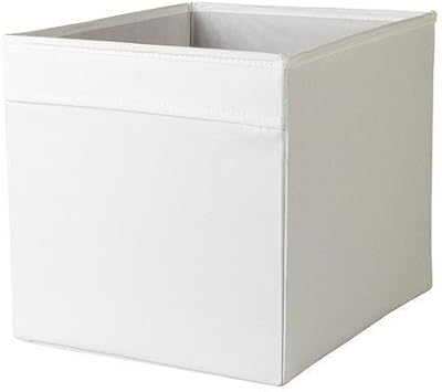 Storage box for Ikea Dröna shelf 33 x 38 x 33 cm - White - corresponds to Expedit and Besta furniture ranges.. DIAYTAR NIGERIA: Your affordable gateway to thousands of products shipped nationwide within the week.