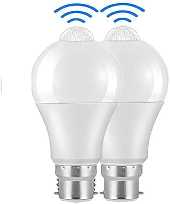 Intelligent LED movement lamps, B22Pir 12W lights lightly cold lights, cold white 6000k, automatic steps for stairs, garage, allée, patio, allée, patio, garage (2).. Shop millions of products across categories on DIAYTAR Nigeria — delivered right to your door.