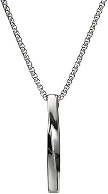 Long stainless steel channel for men and boys pendant collar cube with design.. Your complete marketplace solution, DIAYTAR NIGERIA offers unbeatable value with delivery within the week.