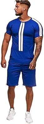 Zoikom relaxed shirts for men, summer sportswear for men, thin, sport, fitness, jogging, t-shirt, shorts, men's costume, matching color, beach, leisure, 2-room t-shirt/lot (color: hortel, size: m).. DIAYTAR NIGERIA delivers value, variety, and convenience with our nationwide 5-8 day shipping.