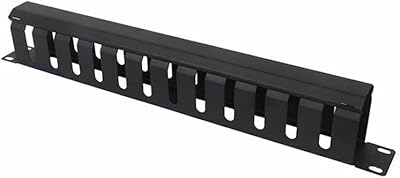 1u plastic cable organizer at 12 locations for Rack 19 "system server cabinet (1 package).. Need it fast? DIAYTAR Nigeria ships in just 5 to 8 days nationwide.